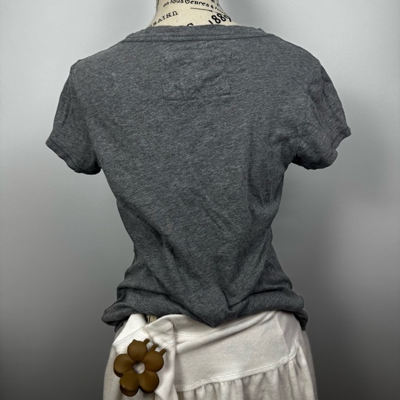 Aeropostale Gray Bulldogs Varsity Tee with Navy Script - Picture 2 of 6